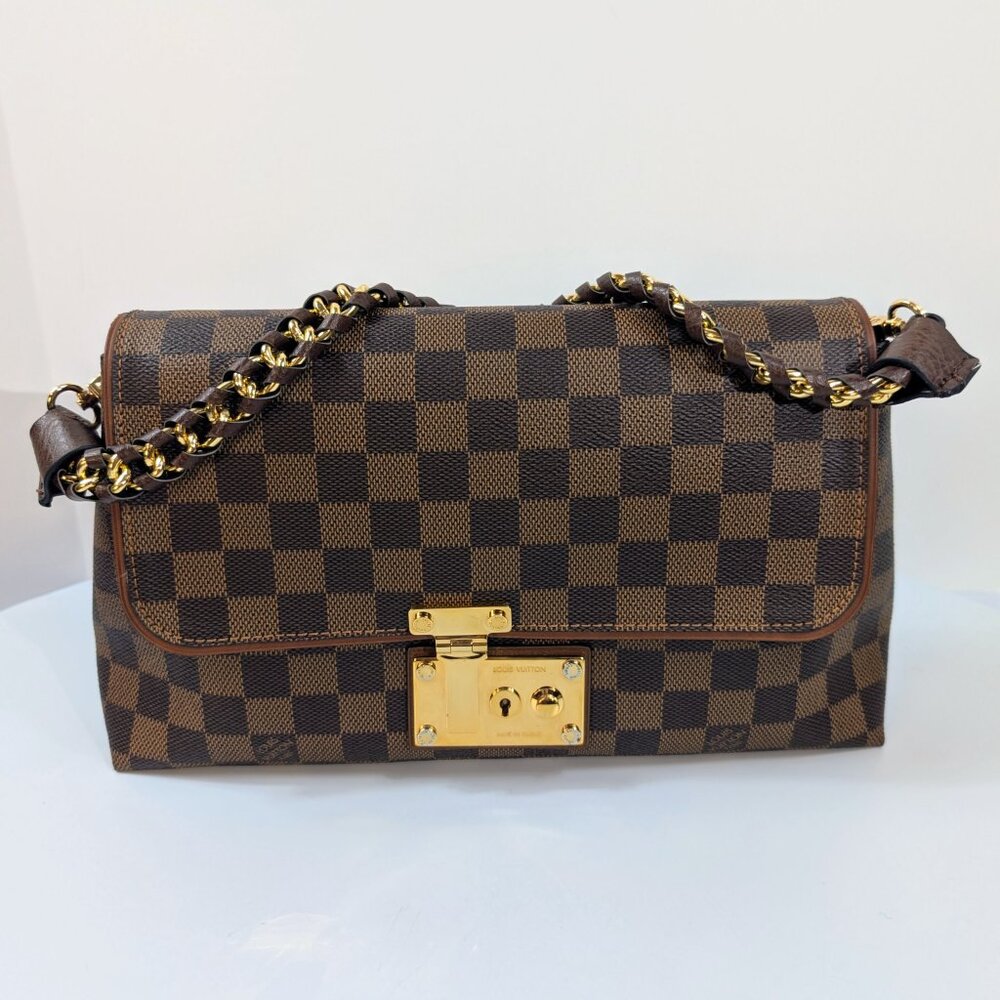 Louis Vuitton Brown Damier Ebene Canvas Pallas Clutch - Picture 9 of 16